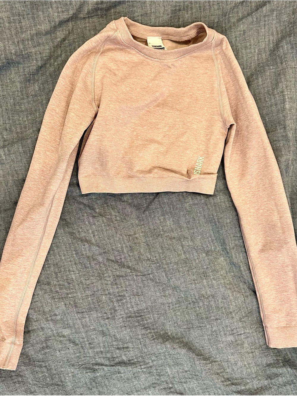 Gymshark Cropped Long Sleeve Workout Top